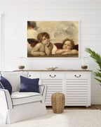 Raphael - Sixtinische Madonna, zwei Engel