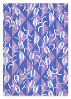 Paul Poiret zugeschrieben - Stoffdesign mit Rautenmuster