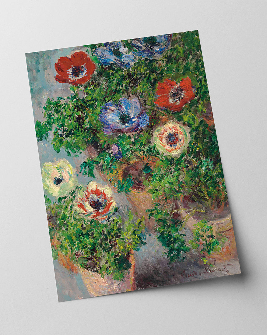 Claude Monet - Anemonen im Topf