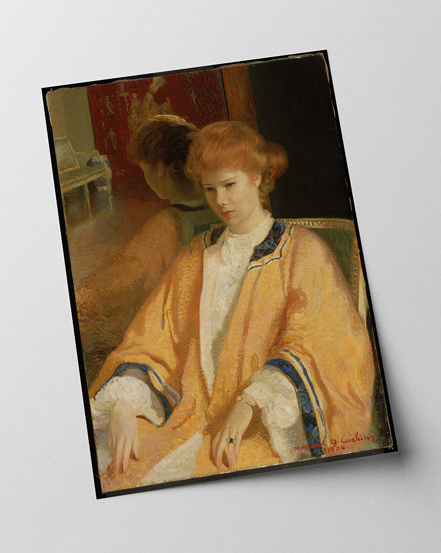 Howard Cushing - Rothaariges Mädchen am Spiegel