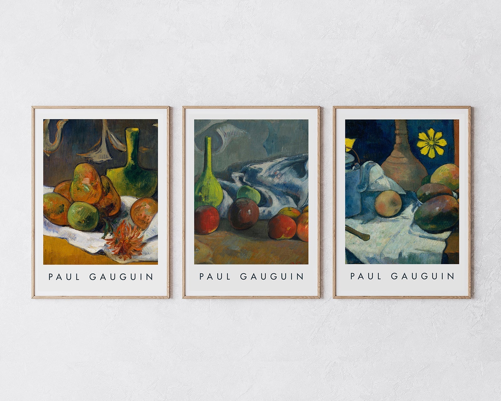 Set aus 3 Postern: "Stillleben"