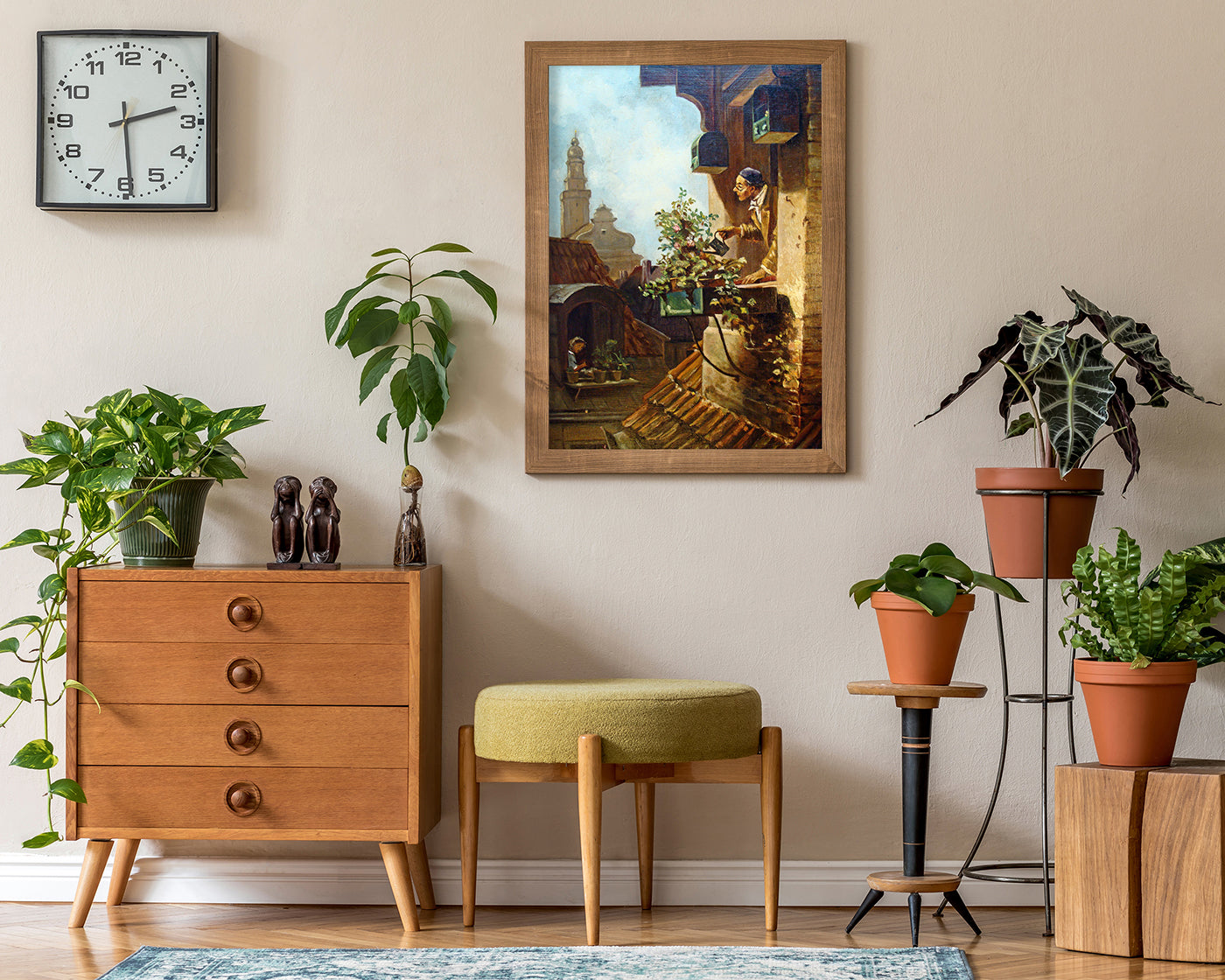 Carl Spitzweg - Im Dachstübchen