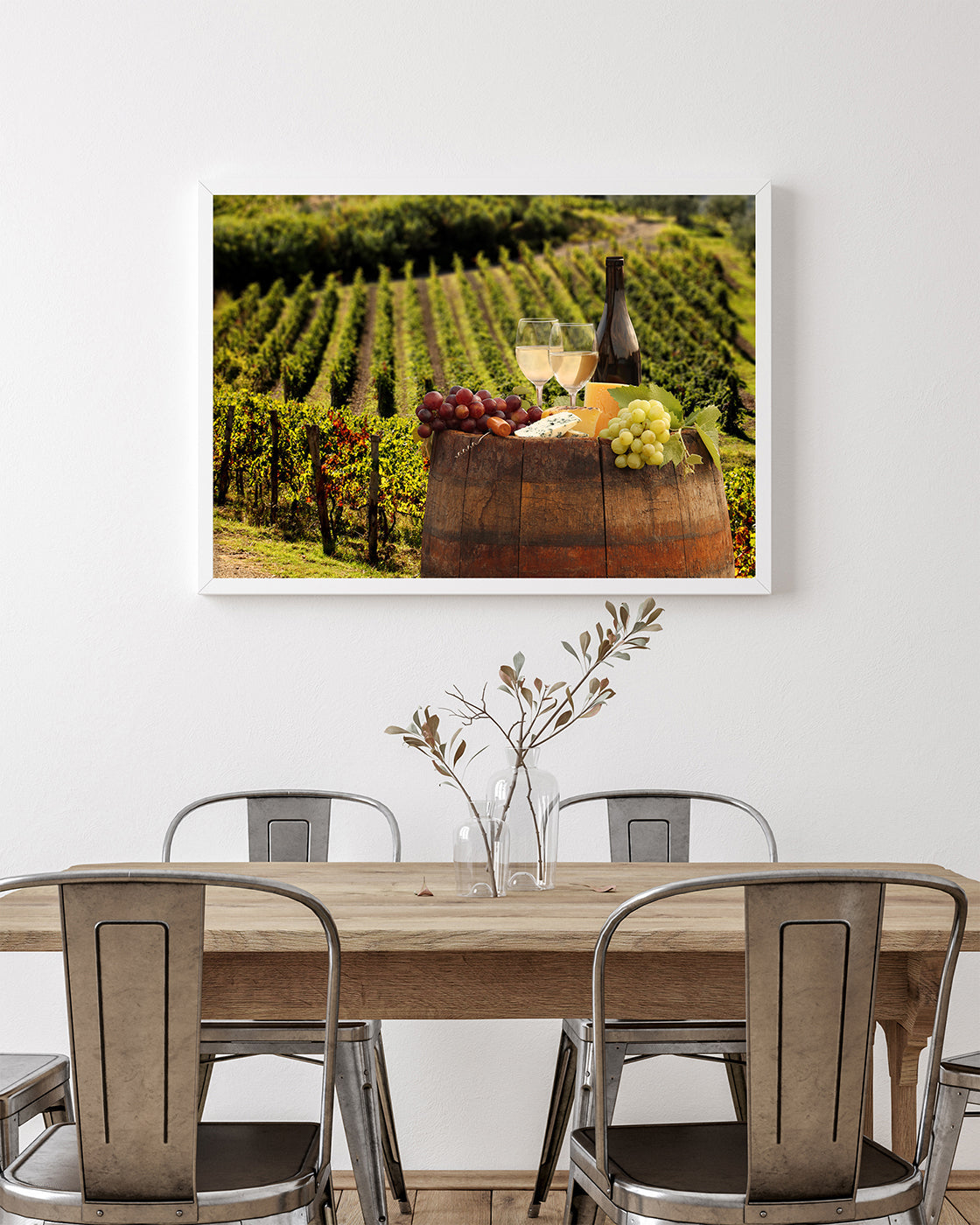 Wein im Weinbaugebiet