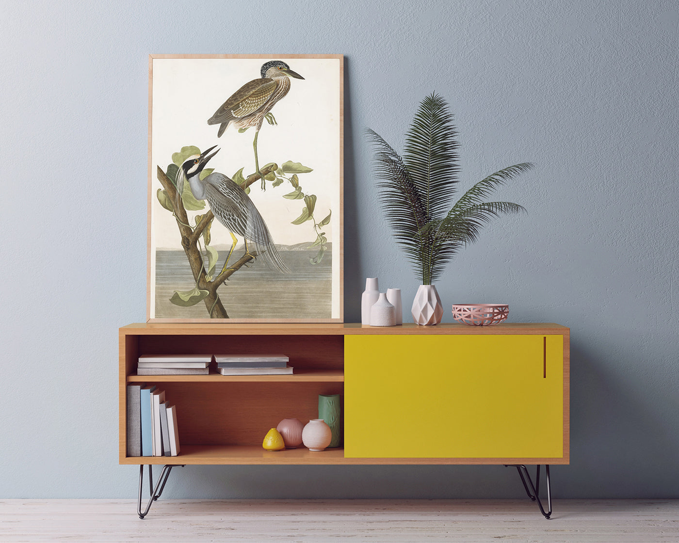 John James Audubon - Zwei Vögel auf einem Ast