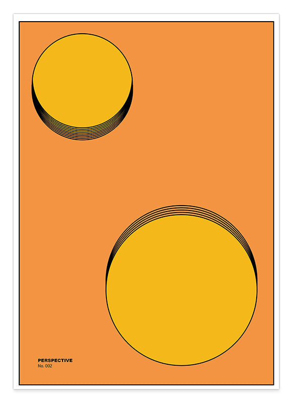 Perspective - No. 002 - Kreise in Orange Hover Image