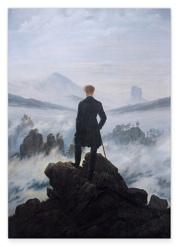 Caspar David Friedrich - Wanderer über dem Nebelmeer Hover Image