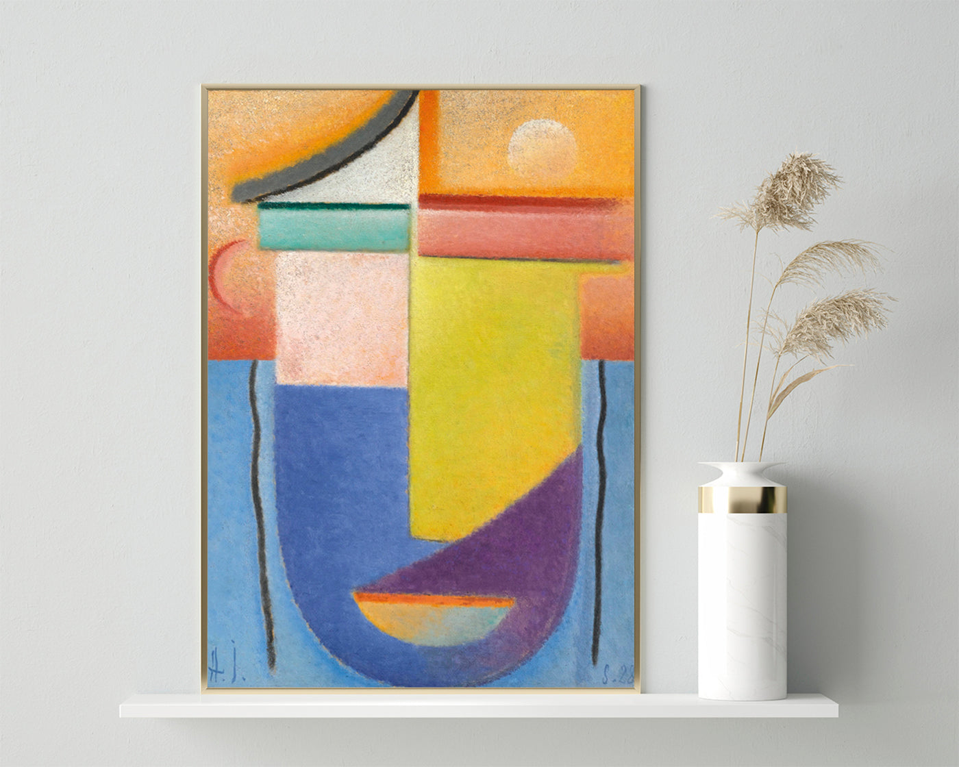 Alexej von Jawlensky - Abstrakter Kopf: Wasser und Licht