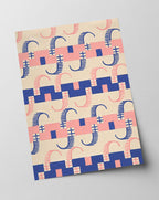 Paul Poiret zugeschrieben - Stoffdesign mit Streifen