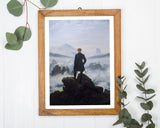 Caspar David Friedrich - Wanderer über dem Nebelmeer