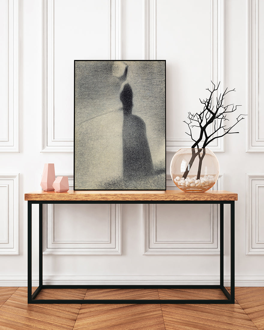 Georges Seurat - Eine Frau beim Angeln