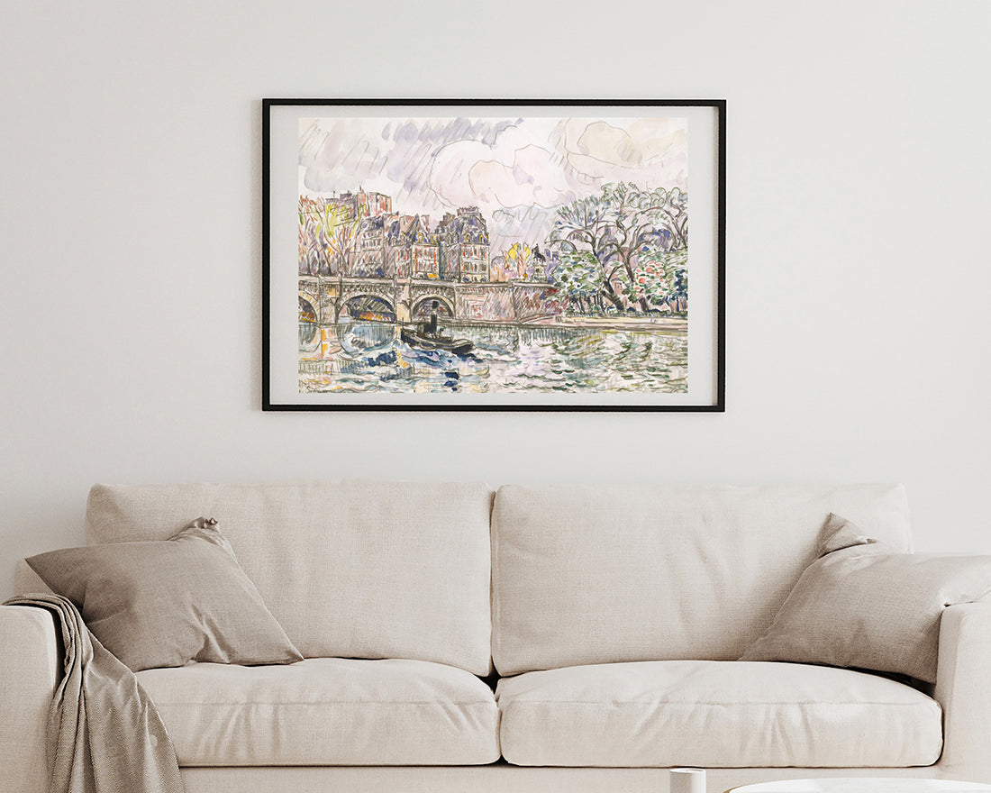 Paul Signac - Paris: Le Place Dauphine