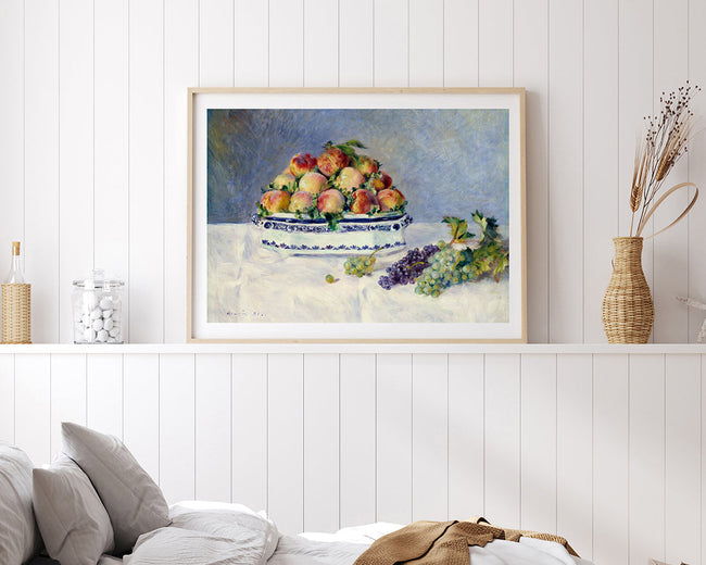 Auguste Renoir - Stillleben mit Pfirsichen und Trauben Main Image