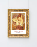 Alfons Mucha - Museum-Poster Sitzende Frau II - Art déco