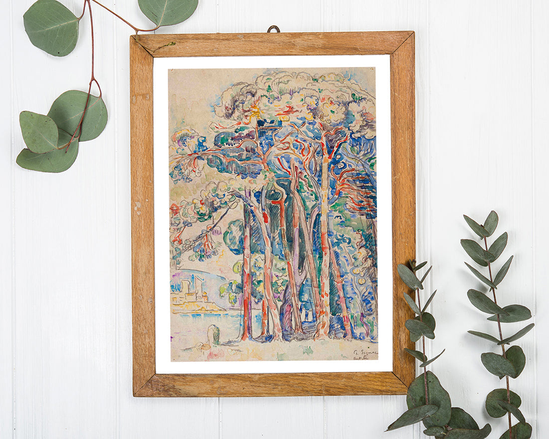 Paul Signac - Antibes, das Fort von Juan-les-Pins