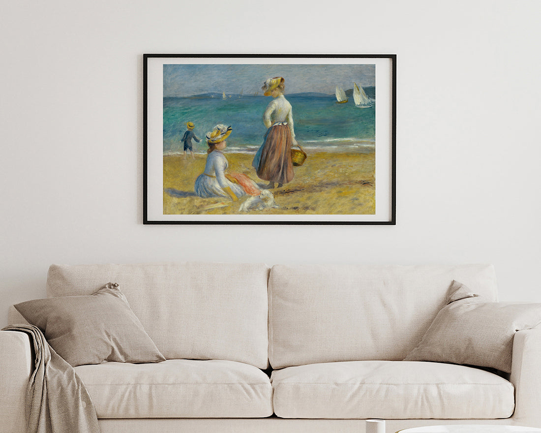 Auguste Renoir - Menschen am Strand