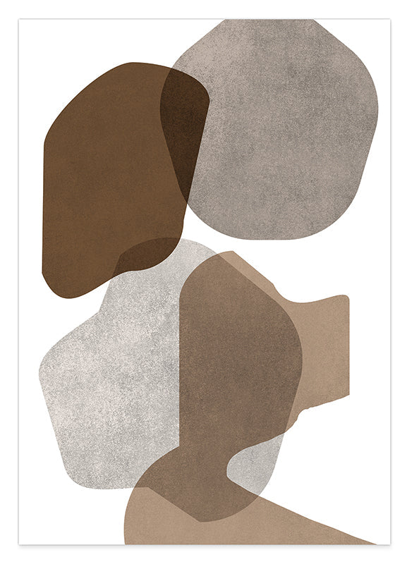 Abstrakte Formen in Naturtönen Hover Image