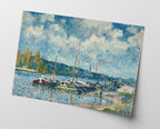 Alfred Sisley - Die Seine bei Bougival