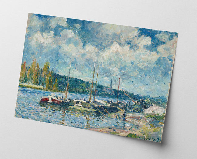 Alfred Sisley - Die Seine bei Bougival Main Image