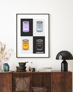 Banksy - Museum-Poster I Pop-Art Dosen Tomato Soup