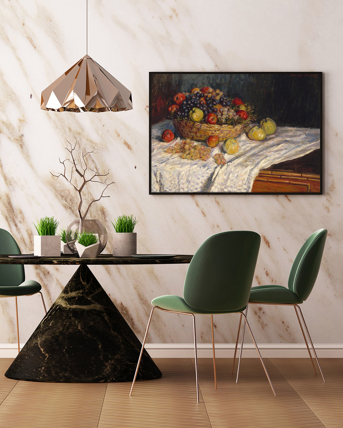 Claude Monet - Äpfel und Weintrauben (1879-1880)