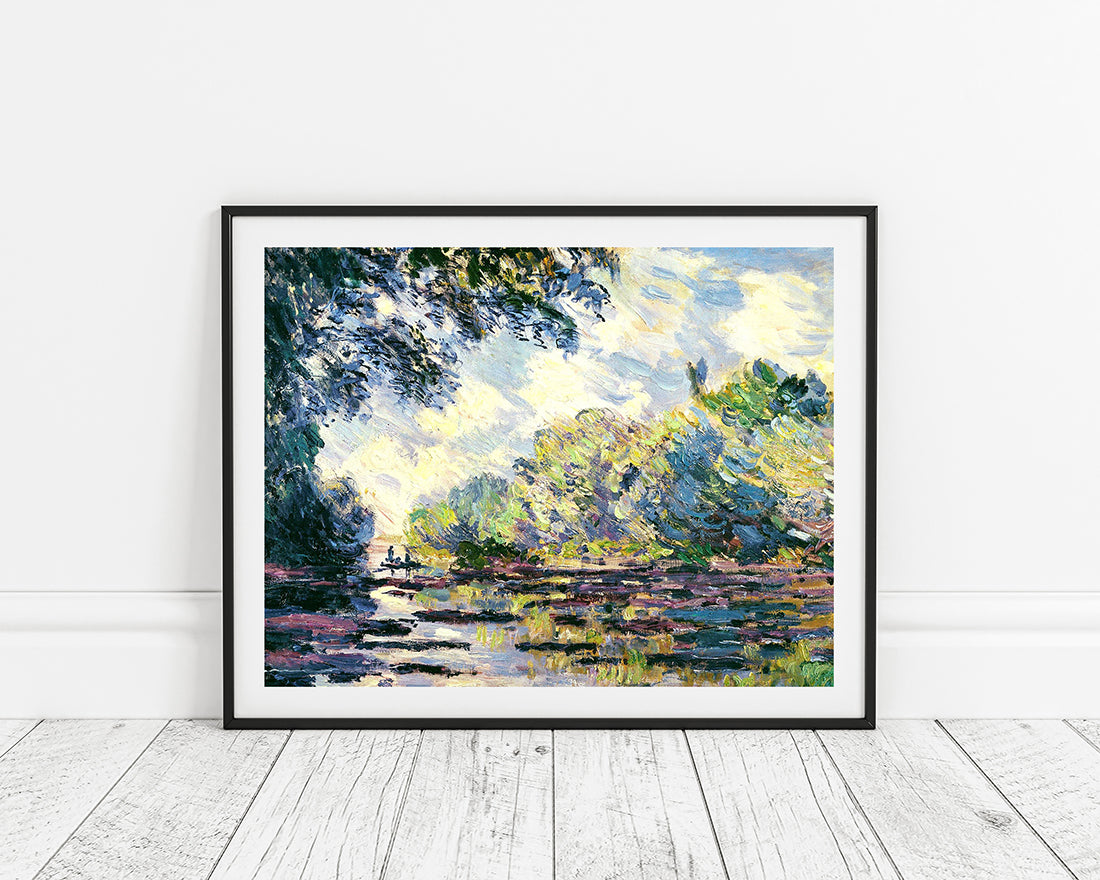 Claude Monet - Ausschnitt der Seine nahe Giverny