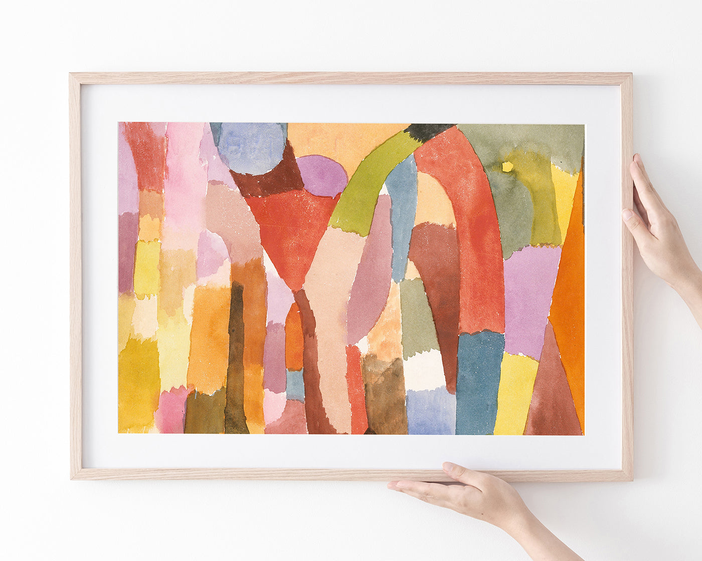 Paul Klee - Bewegung von gewölbten Räumen (1915)