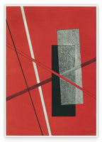 László Moholy Nagy - Abstrakte Szene in rot