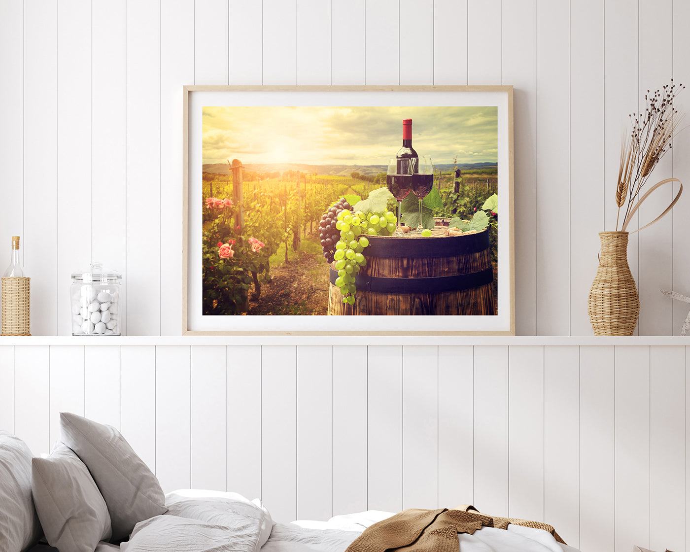 Wein im Weinbaugebiet