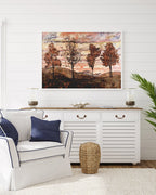 Egon Schiele - Vier Bäume