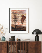 Egon Schiele - Museum-Poster II Vier Bäume (Ein Ausschnitt)