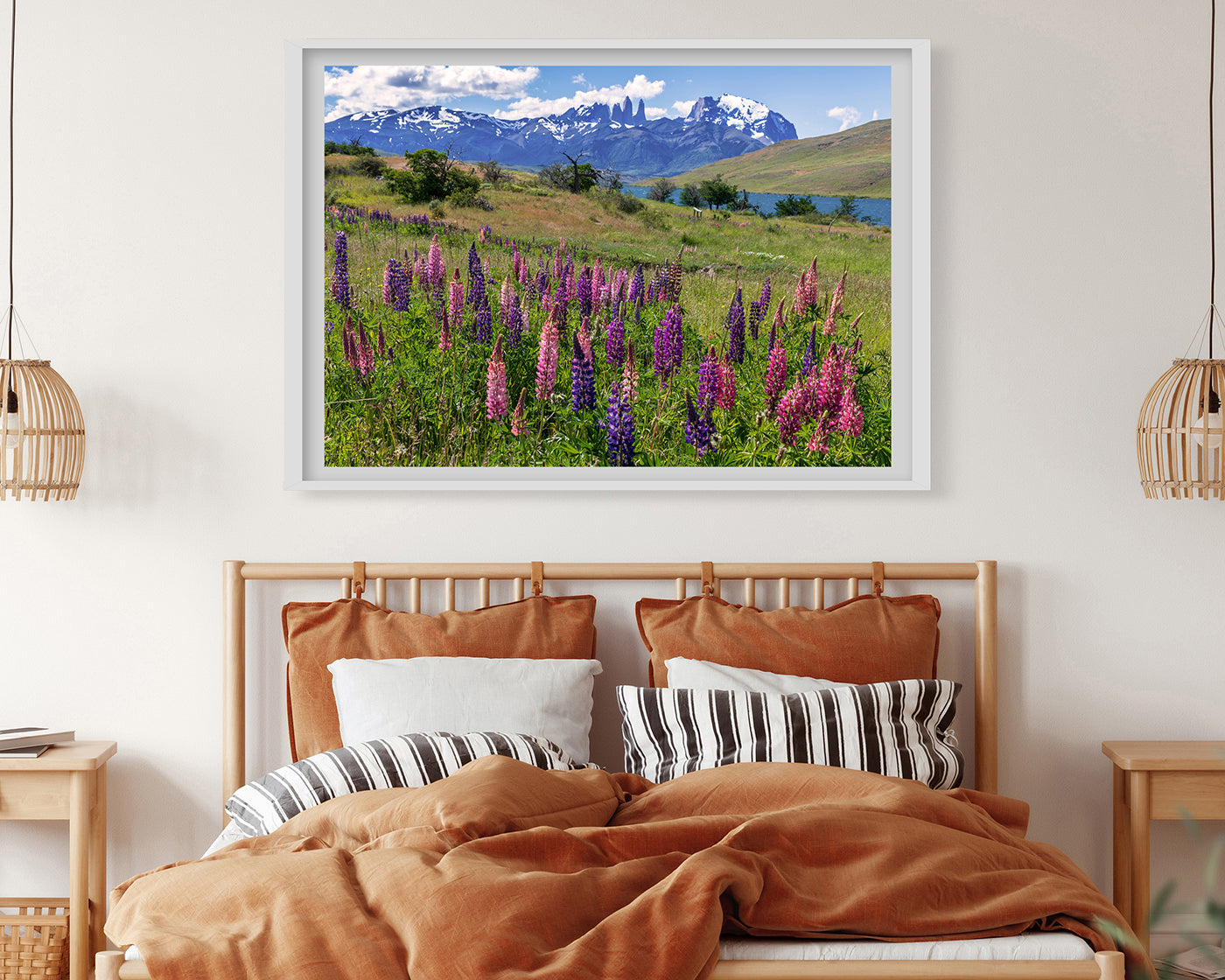 Bergwiese mit Blumen