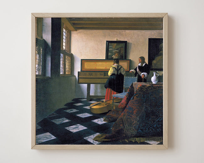 Jan Vermeer - Die Musikstunde (1662/1665) Main Image