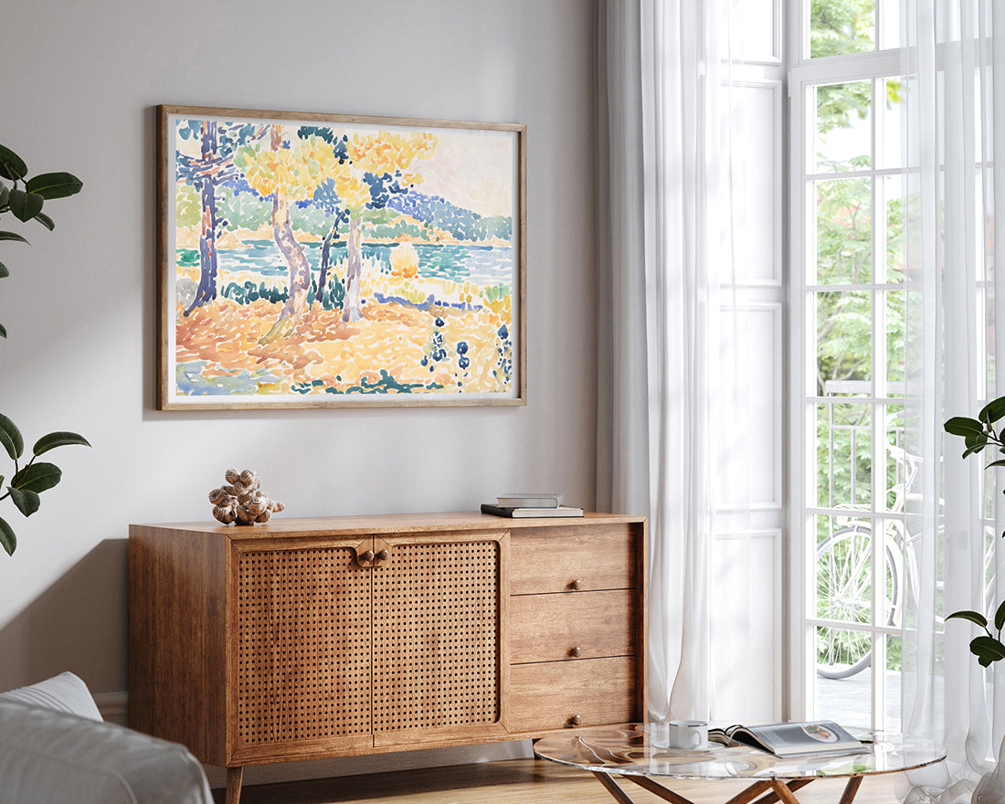 Henri-Edmond-Kreuz - Kiefern an der Küste