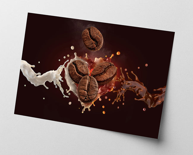 Kaffeebohne trifft auf Milch Main Image