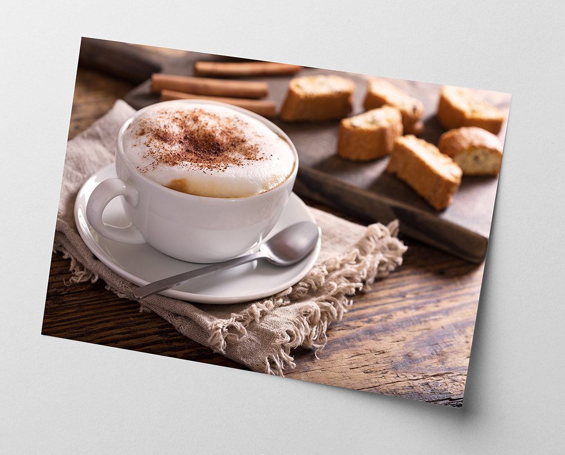 Cappuccino mit Gebäck