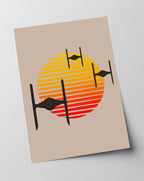 Star Wars Illustration - Sunset
