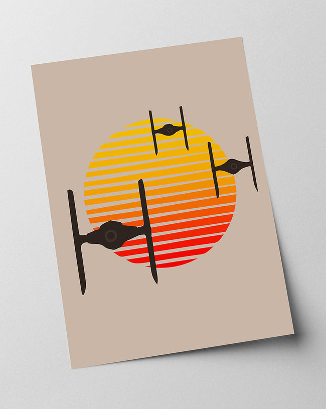 Star Wars Illustration - Sunset Main Image