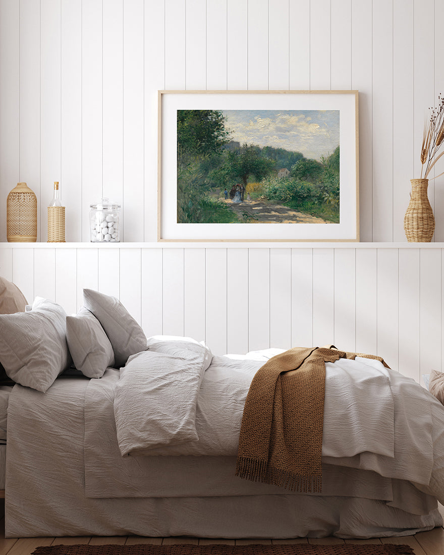 Auguste Renoir - Eine Straße in Louveciennes