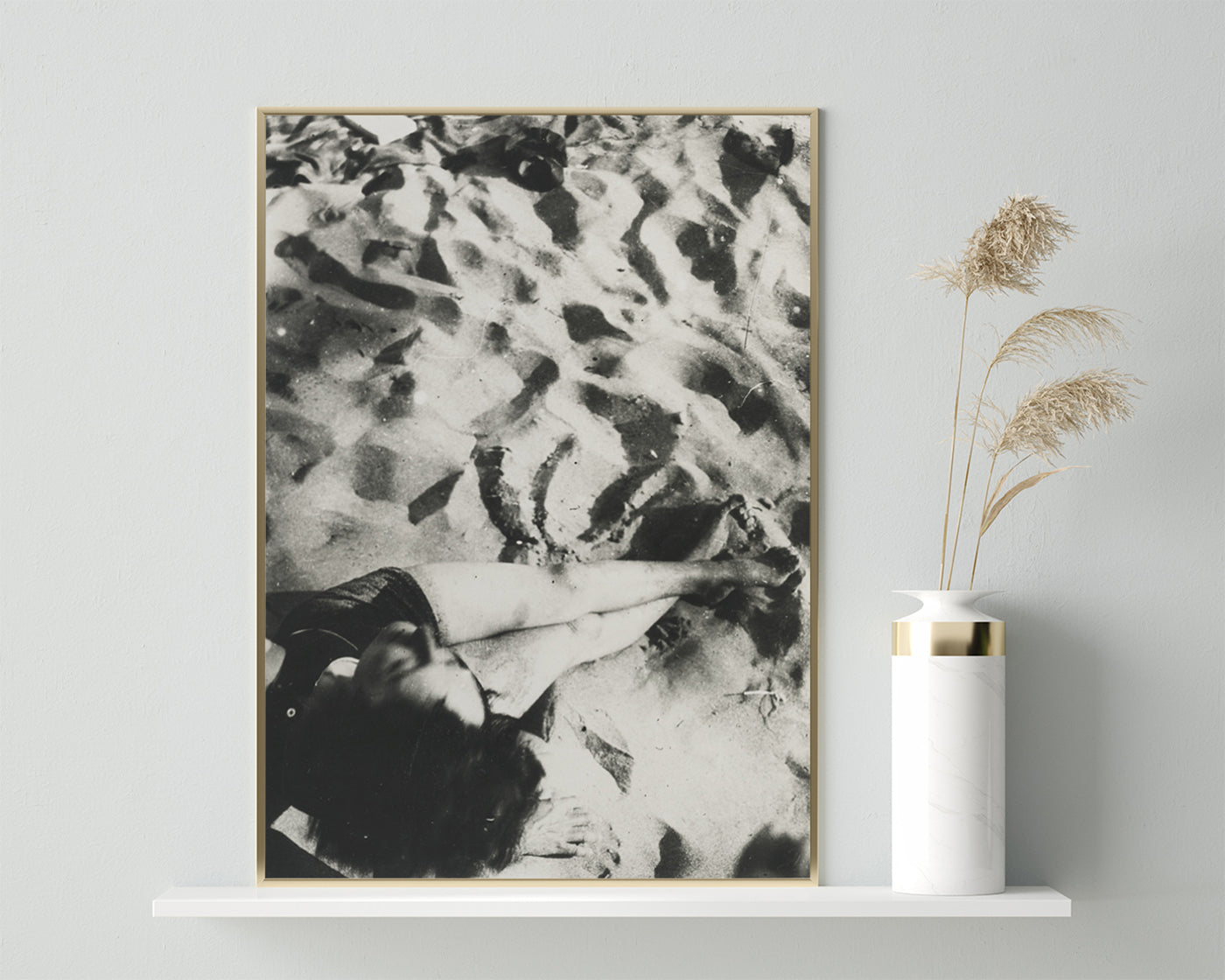 László Moholy Nagy - Schwarz-Weiß Fotografie - Am Strand