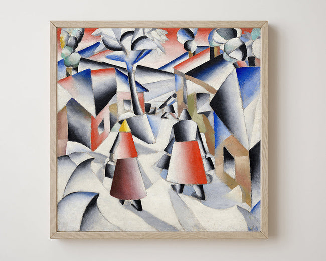 Kazimir Malevich - Morgen im Dorf nach Schneesturm Main Image