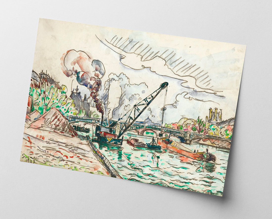 Paul Signac - PARIS, LE PONT DES SAINT-PÈRES