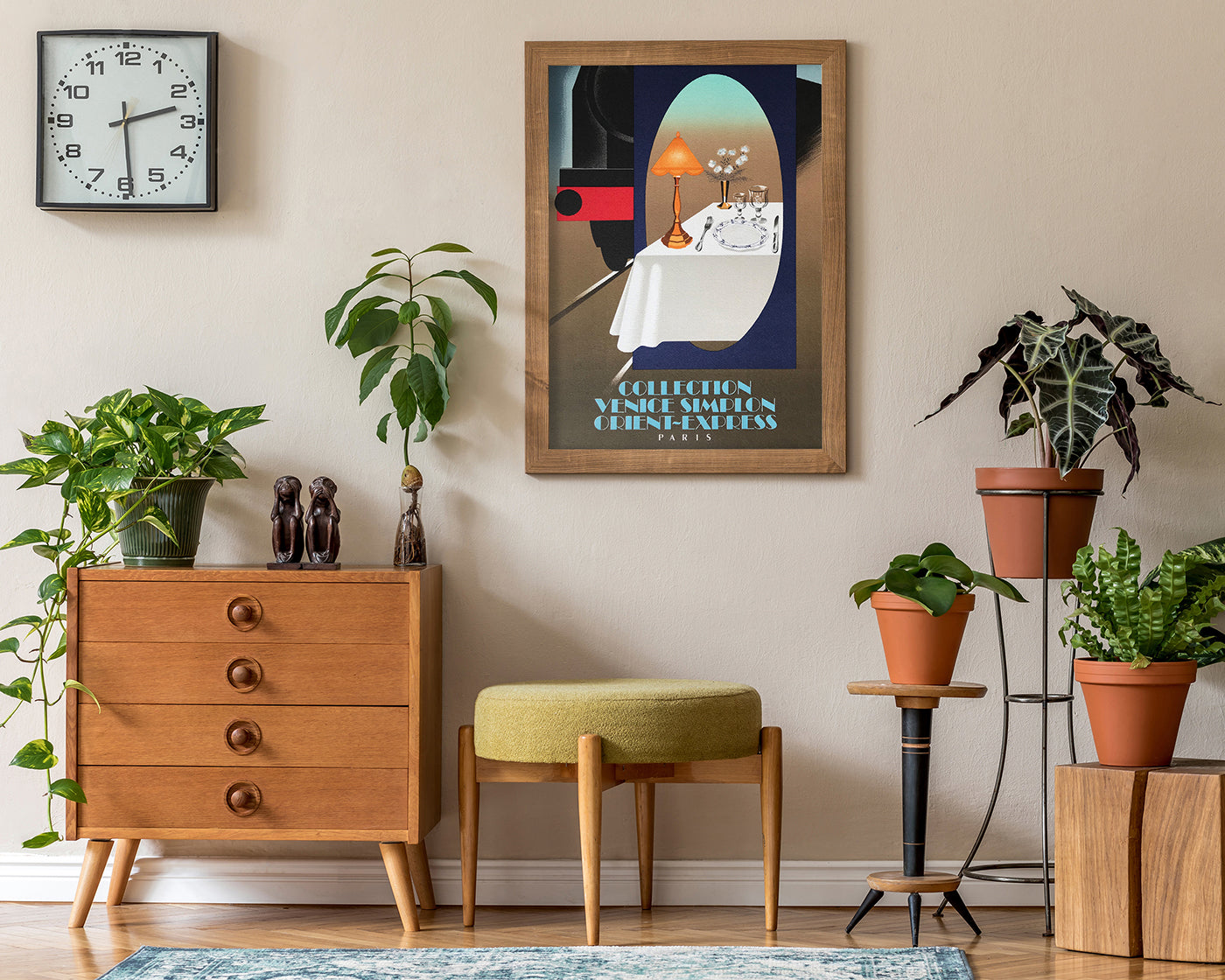 Pierre Fix-Masseau - Art Deco Werbeplakat - Orient-Express