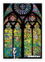 Banksy - Museum-Poster Glasmalerei in Kirche - Graffiti