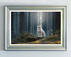 Husky im Wald