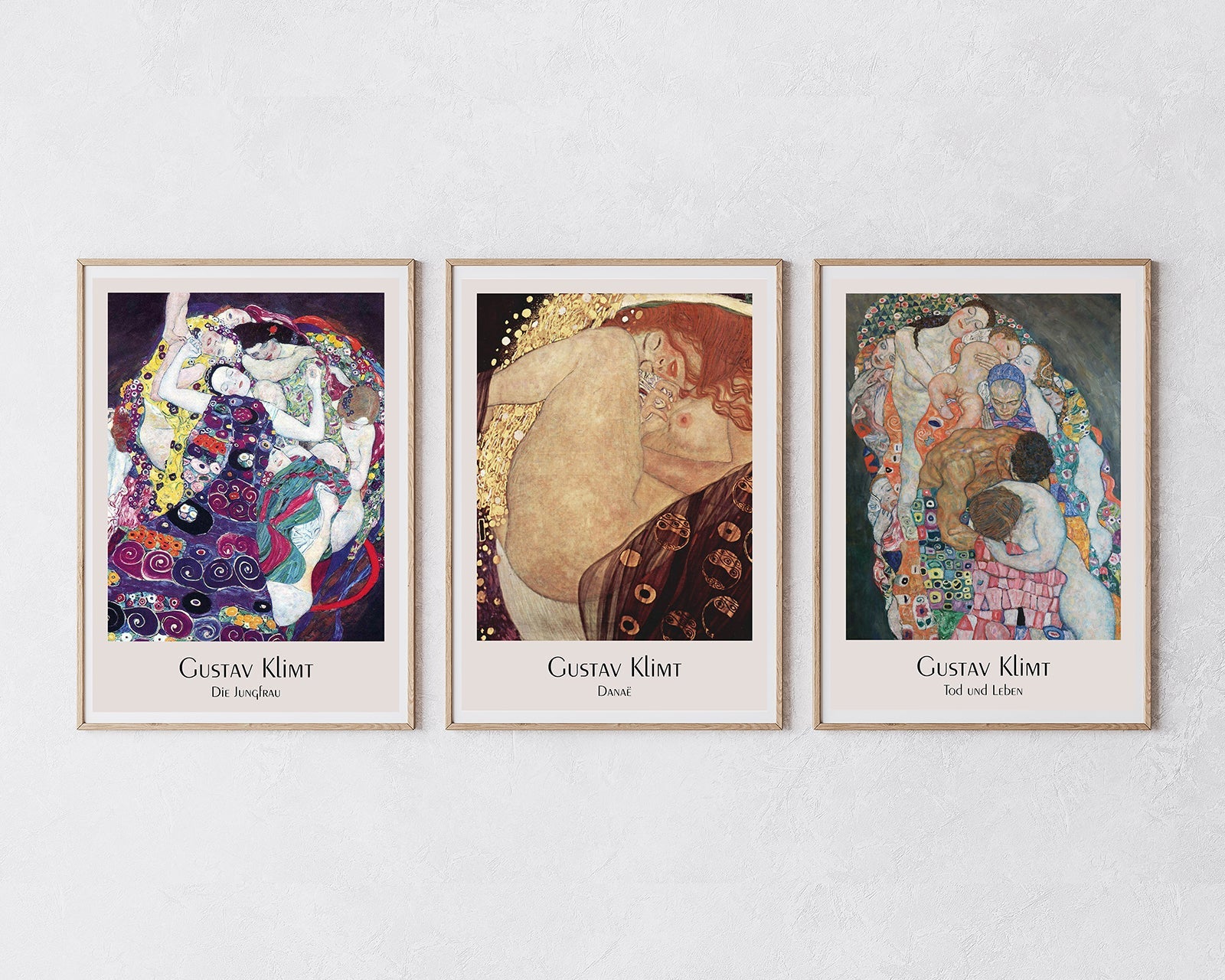 Set aus 3 Postern: "Tod und Leben"