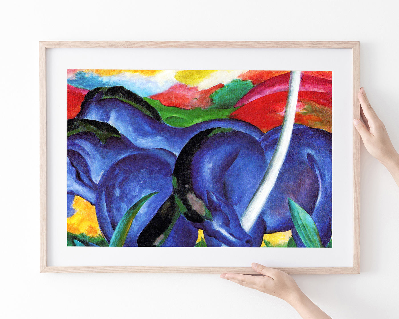 Franz Marc - Die großen blauen Pferde (1911)
