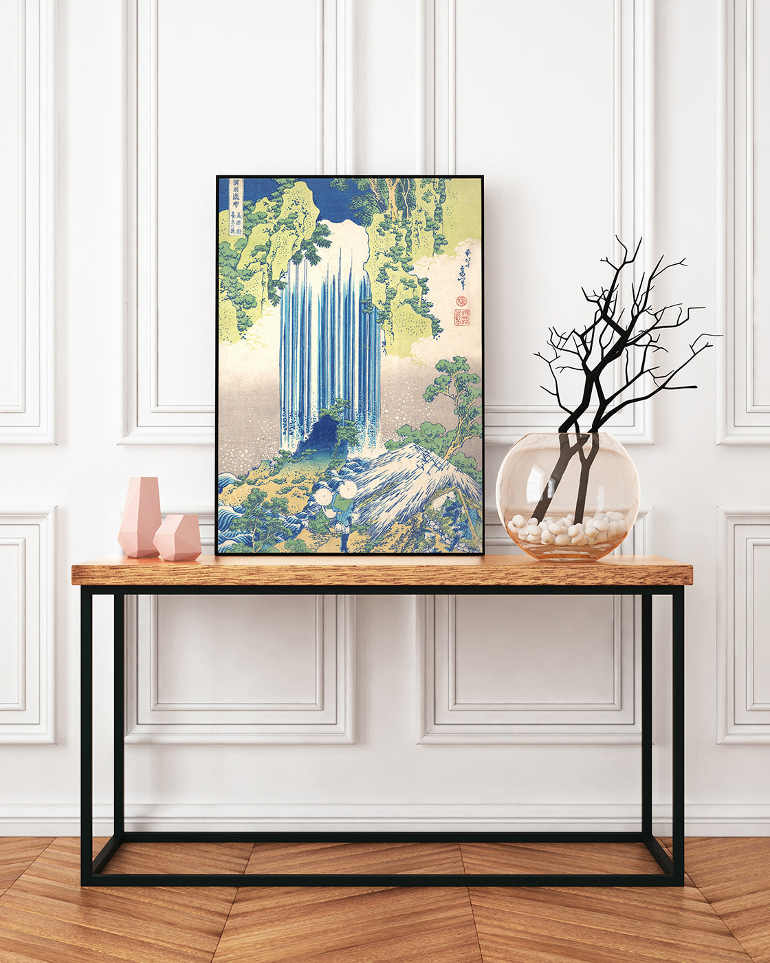 Katsushika Hokusai - Yōrō-Wasserfall in der Provinz Mino (Mino no Yōrō no taki)