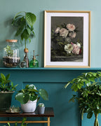 Wilhelm Trübner - Stillleben mit Rosen