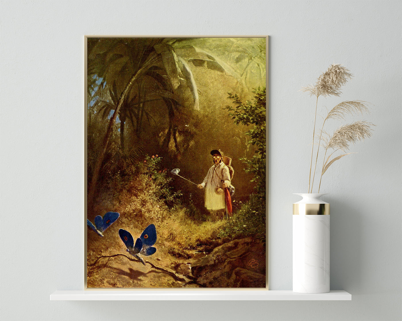 Carl Spitzweg - Der Schmetterlingsjäger