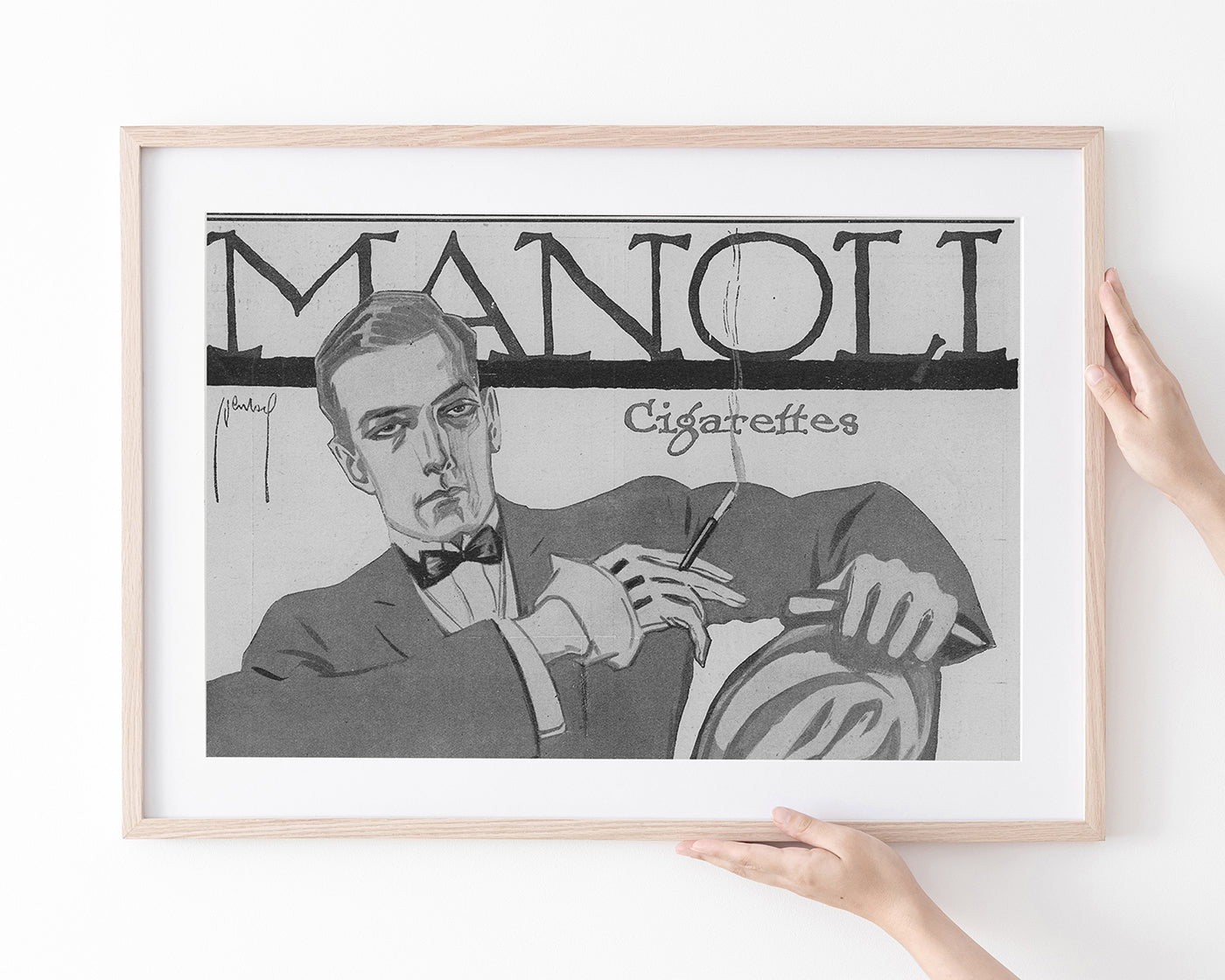 Ernst Deutsch-Dryden - Manoli Cigarettes - Werbung